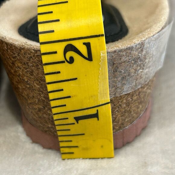 Savvy Slip-Ons Shoe Sandals Women’s Size 9 Color Black Velcro Strap Bark - Picture 5 of 12